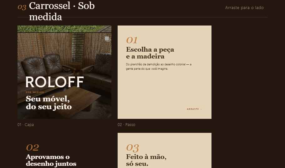 Pe&ccedil;as de Instagram Roloff