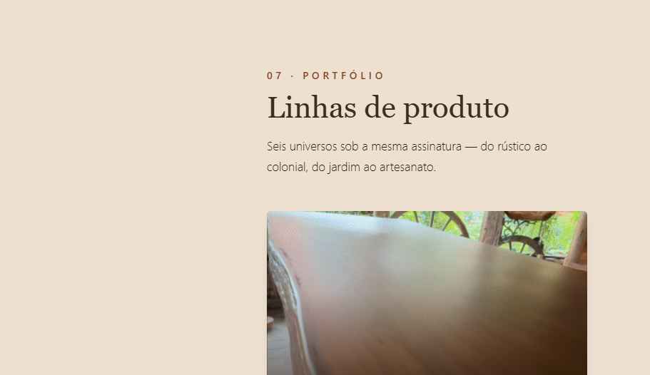 Linhas do design system Roloff